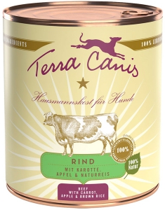 Foto Terra Canis - Classic al Manzo con Carote, Mela, Riso Naturale Tacchina con Broccoli, Pera e Patate da 800gr 