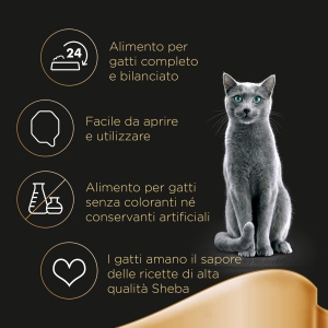 Foto Sheba Pate Classic - con Vitello da 22x85gr MULTIPACK