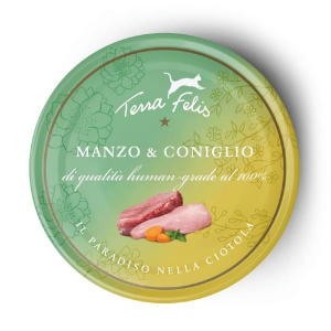 Foto Terra Felis - Manzo e Coniglio da 80gr 