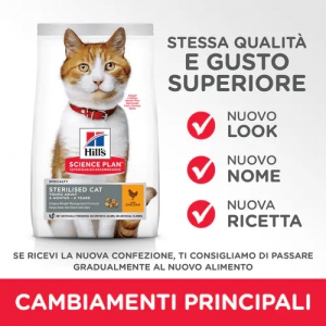 Foto Hill's - Science Plan Feline Young Adult Sterilised al Pollo da 7 Kg