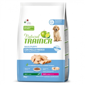 Foto Natural Trainer - Puppy Maxi con Pollo Fresco e Riso da 12 Kg