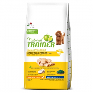 Foto Natural Trainer - Adult Small and Toy con Pollo Fresco e Riso da 7 Kg