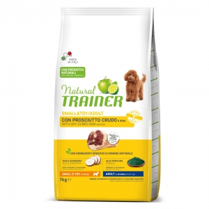 Foto Natural Trainer - Adult Small and Toy con Prosciutto Crudo e Riso da 7 Kg