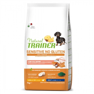 Foto Natural Trainer - Sensitive No Gluten Adult Mini con Maiale da 7 Kg