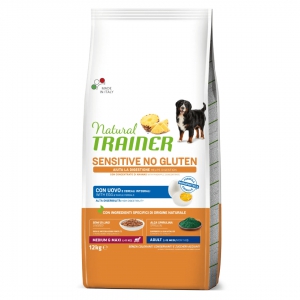 Foto Natural Trainer - Sensitive No Gluten Adult Medium/Maxi con Uovo da 12 Kg