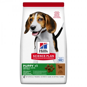 Foto Hill's - Science Plan Canine Puppy Medium all'Agnello e Riso da 14 Kg