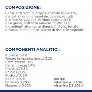 Foto Hill's - Prescription Diet Canine Gastrointestinal Biome Spezzatino con Pollo e Verdure da 354g