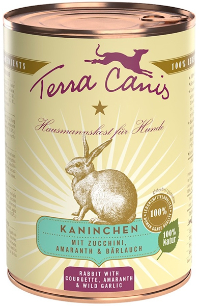 Foto Terra Canis - Classic al Coniglio con Zucchine Amaranto e Aglio Orsino da 400gr 