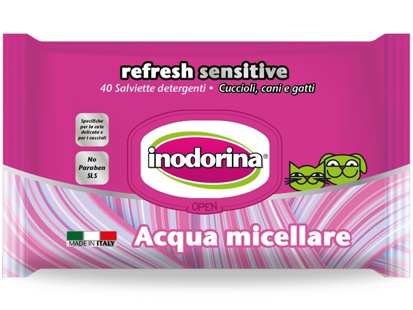 Foto Inodorina - Salviette Refresh Sensitive all'Acqua Micellare 40 pz