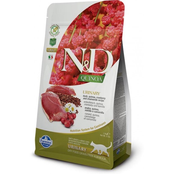 Foto Farmina N&D - Adult Urinary alla Quinoa, Anatra, Mirtillo Rosso e Camomilla da 1.5 kg