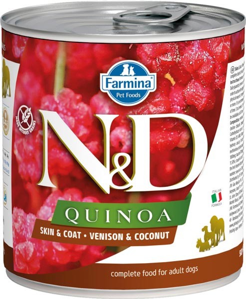 Foto N&D - Quinoa, Cervo e Cocco da 285 g