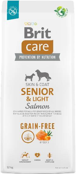 Foto Brit Care - Grain Free Senior Light Salmon da 12 Kg