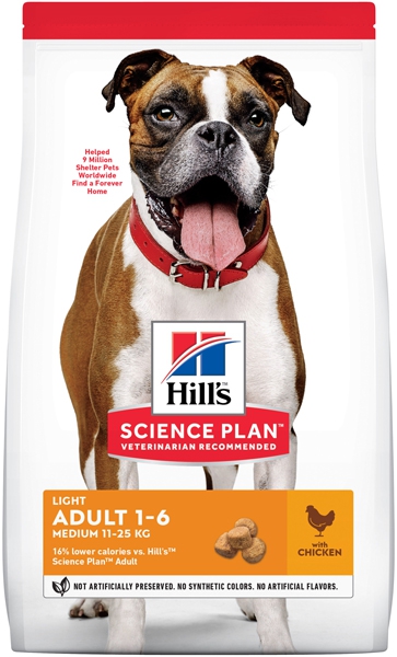 Foto Hill's - Science Plan Light Adult Medium al Pollo da 14 kg