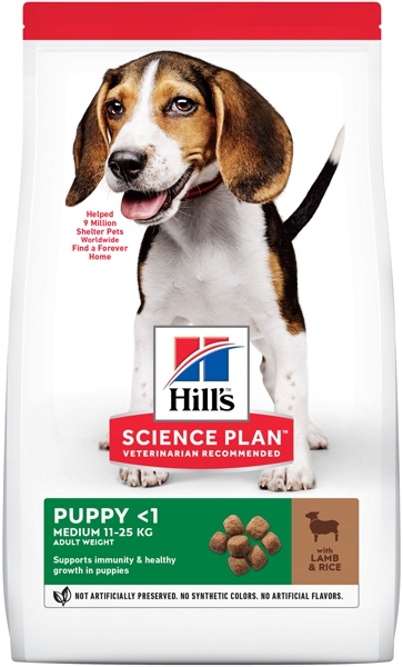 Foto Hill's - Science Plan Puppy Medium all'Agnello e Riso da 14 Kg