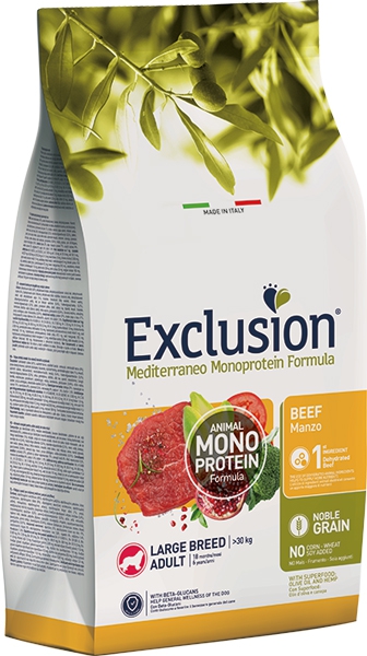 Foto Exclusion Mediterraneo - Adult Large al Manzo da 12 Kg