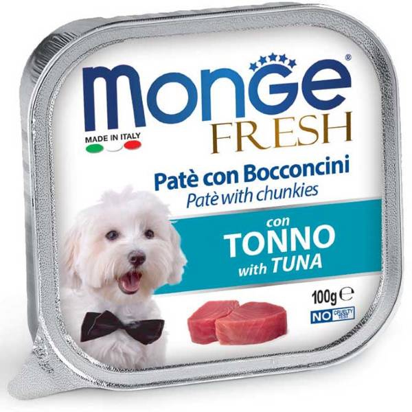 Foto Monge Fresh - Patè con Bocconcini di Tonno MULTIPACK da 32 x 100g