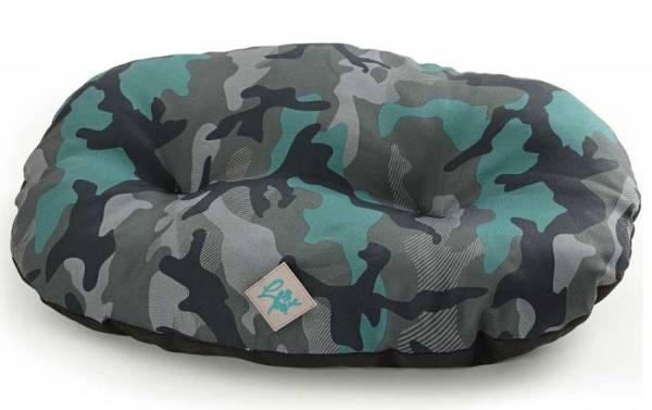 Foto Leopet - Cuscino Ovale Nettuno Oxford Camouflage 105x70cm