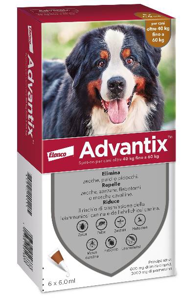 Foto Bayer - Advantix per Cani di 40-60 Kg da 6 x 6 ml