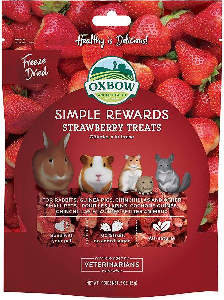 Foto Oxbow - Simple Rewards Snack alla Fragola da 15g