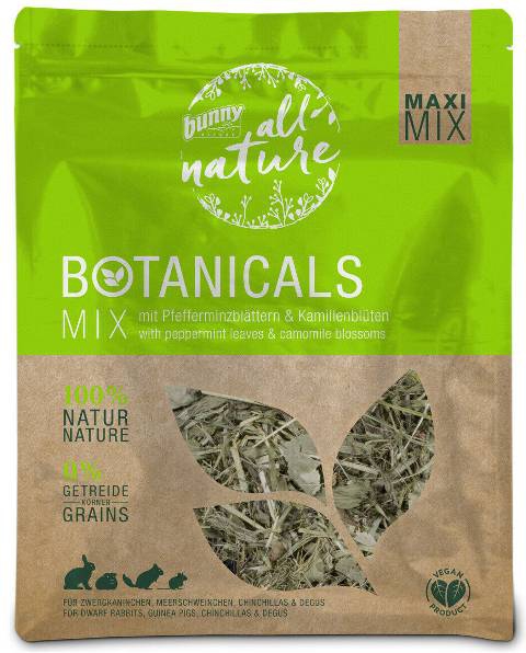 Foto Bunny Nature - Botanicals Maxi Mix con Foglie di Menta Piperita e Fiori di Camomilla da 400 g