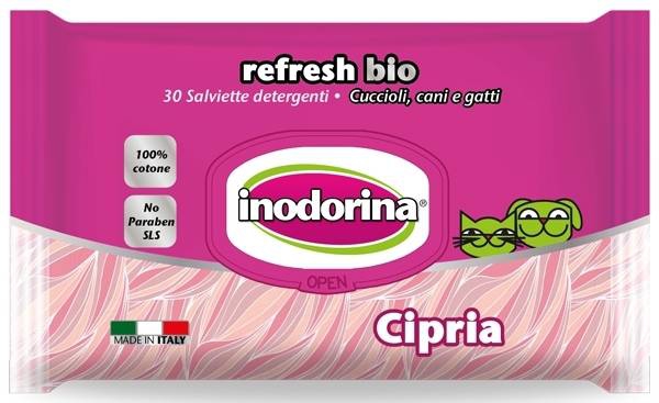 Foto Inodorina - Salviette Refresh Bio alla Cipria 30 pz