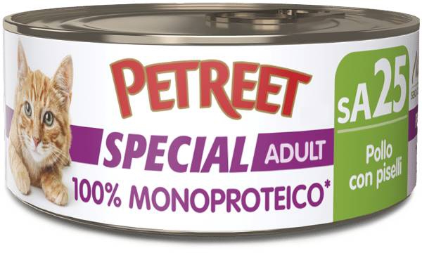 Foto Petreet - 100% Monoproteico Pollo con Piselli da 60g