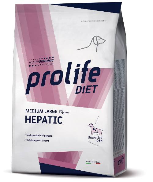 Foto Prolife - Vet Hepatic Sensitive Medium/Large da 8 Kg