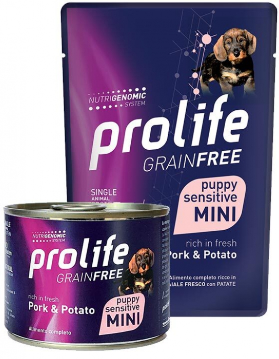 Foto Prolife - Grain Free Puppy Mini Sensitive con Maiale e Patate da 200g
