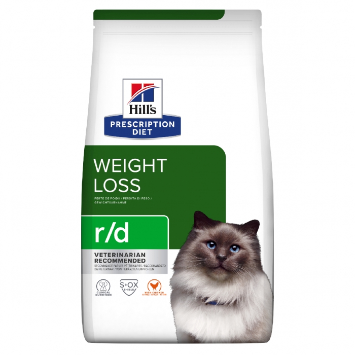 Foto Hill's - Prescription Diet Feline Weight Loss r/d con Pollo da 3 Kg