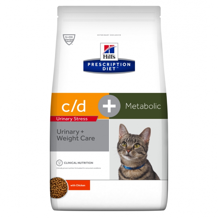 Foto Hill's - Prescription Diet Feline c/d Urinary Stress + Metabolic con Pollo da 1,5 Kg