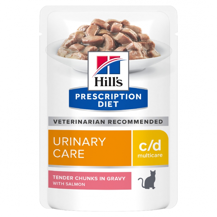 Foto Hill's - Prescription Diet Feline Urinary Care c/d Multicare con Salmone da 85g