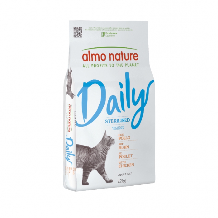 Foto Almo Nature - Daily Cat Sterilised con Pollo da 12 Kg