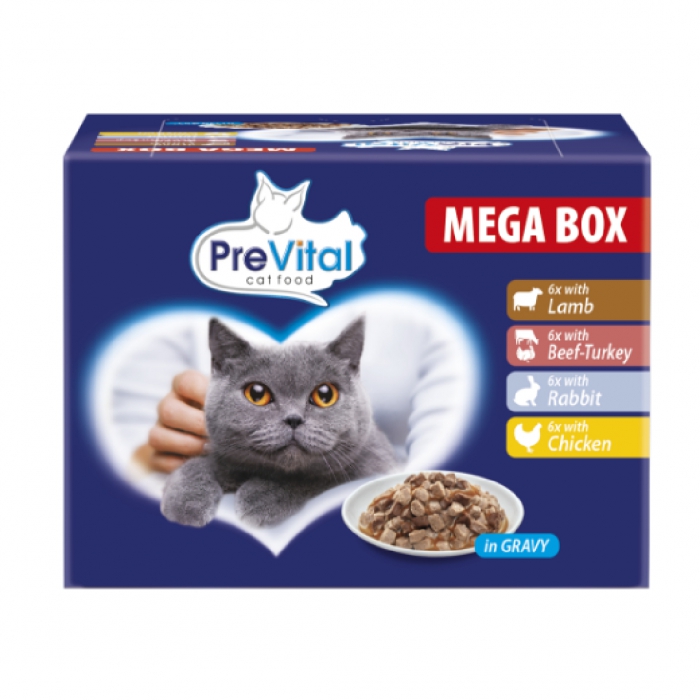 Foto PreVital - Megabox in Gravy da 24x100g