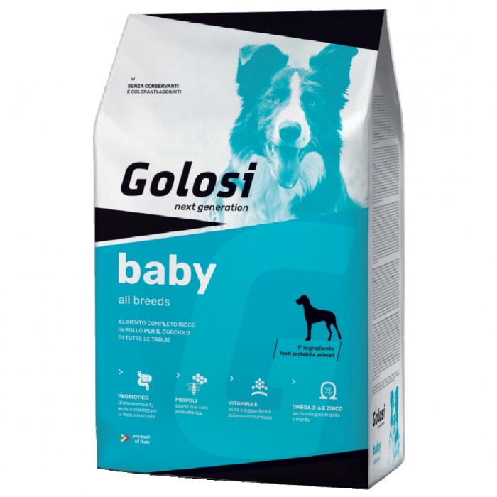 Foto Golosi - Dog Baby All Breeds con Pollo da 12 Kg