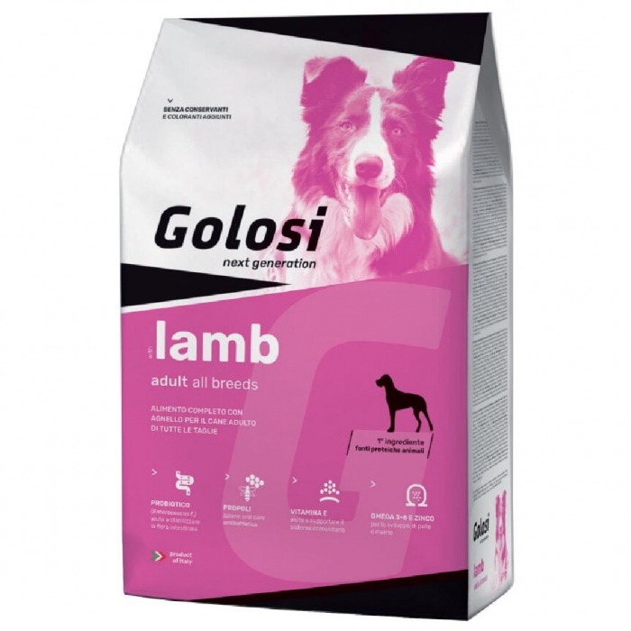 Foto Golosi - Dog Adult All Breeds Lamb da 12 kg