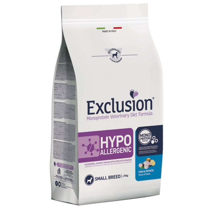 Foto Exculsion - Diet Hypoallergenic Small con Pesce e Patate da 2 kg 