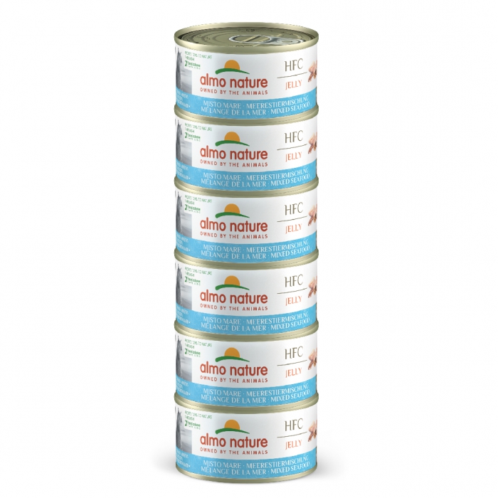 Foto Almo Nature - HFC Megapack con Misto Mare in Jelly da 6x70g