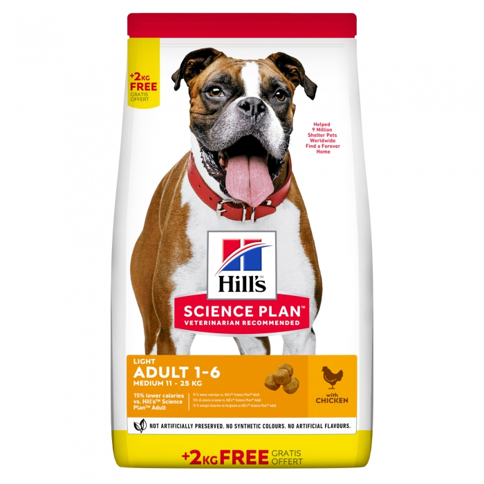 Foto Hill's - Science Plan Canine Light Adult Medium al Pollo da 14 kg