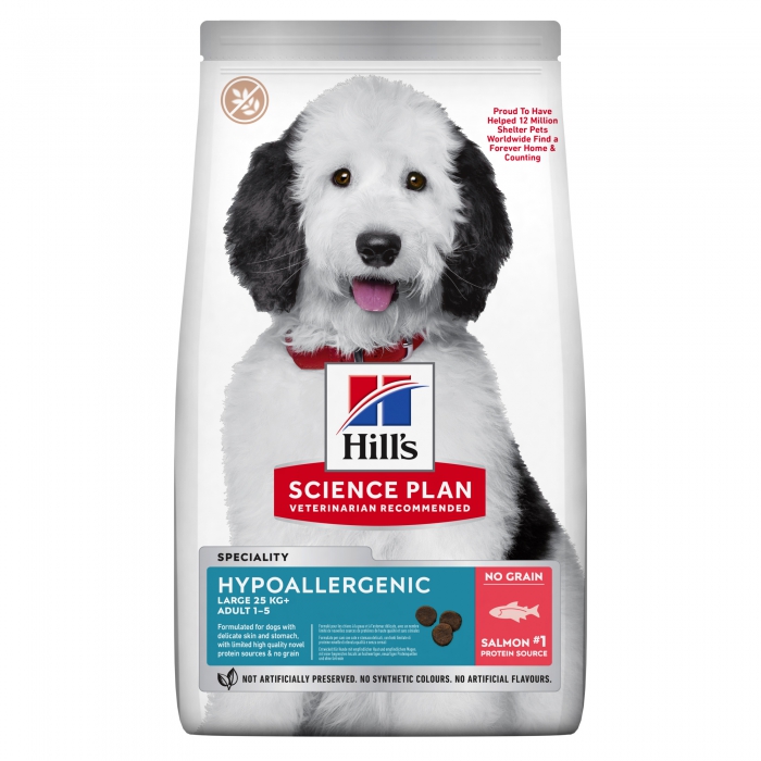 Foto Hill's - Science Plan Canine Adult Hypoallergenic Large al Salmone da 14 Kg